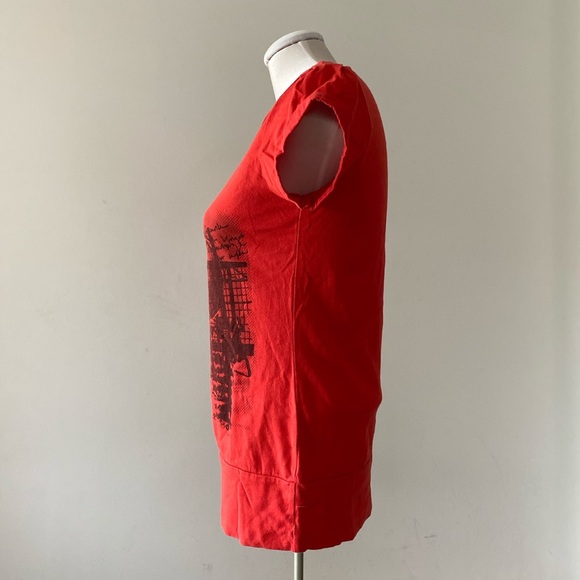 NEW red basic tunic - Picture 3 of 3